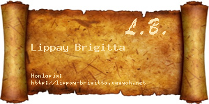 Lippay Brigitta névjegykártya