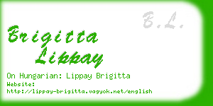 brigitta lippay business card